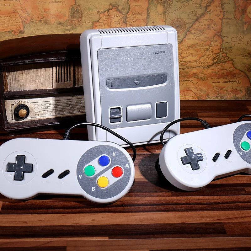 Mini Nintendo com dois controles