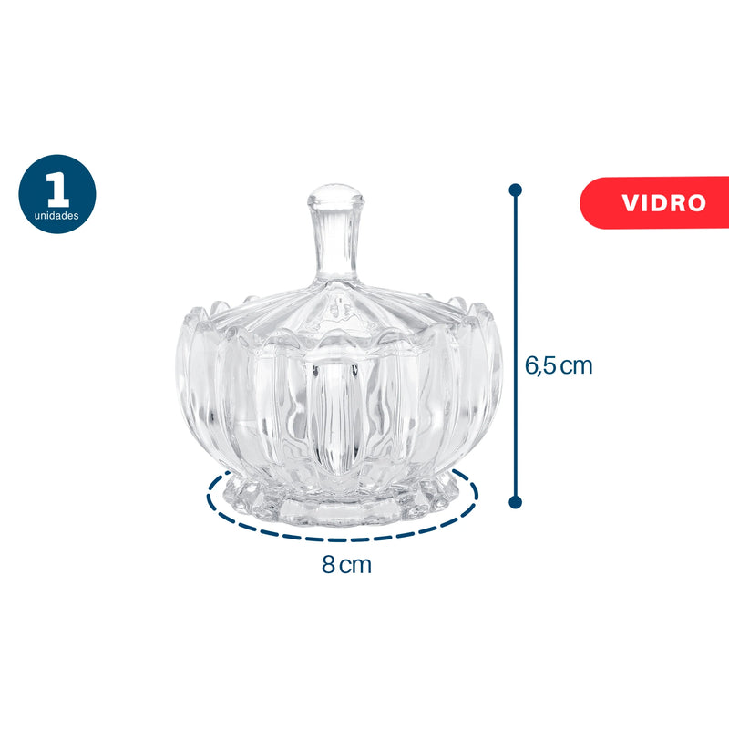 Baleiro De Vidro 80ml