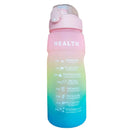 Garrafa 1800ML com marcador e canudo.