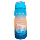 Garrafa 1800ML com marcador e canudo.