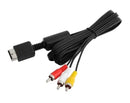 Cabo de Áudio e Vídeo Rca Para  Ps2 Ps1 Ps3