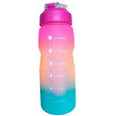 Garrafa 1800ML com marcador e canudo.