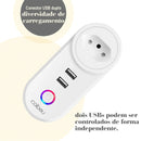 Tomada inteligente wi-fi com usb