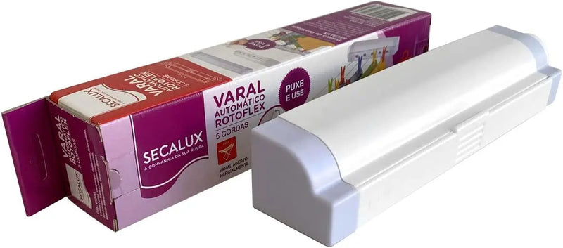 Varal retrátil.