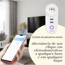 Tomada inteligente wi-fi com usb